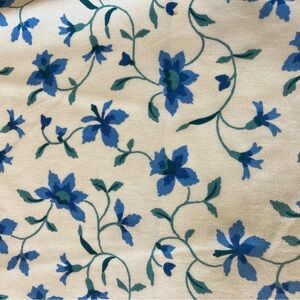 VTG Waverly Fabric Flowerpatch Collection Old Favorites 100% Cotton 49" x 29"